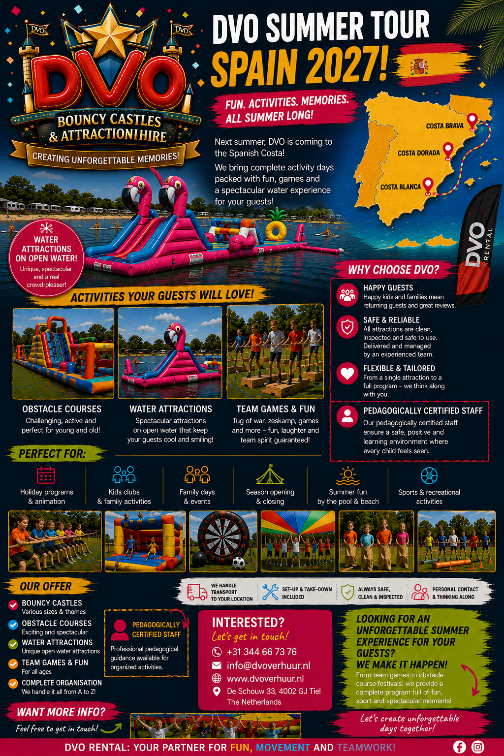 DVO Rental Summer Tour Spain 2027
