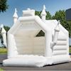 Springkussen Kasteel Wit Bruiloft