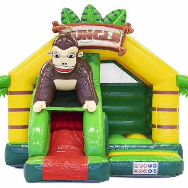 Slide Combo Gorilla Springkussen Slide Combo Gorilla Springkussen