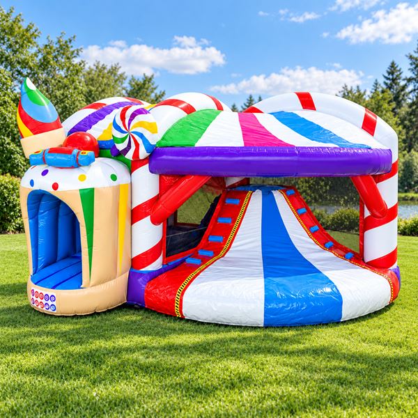 Springkussen Multiplay XL Candyland Springkussen Multiplay XL Candyland